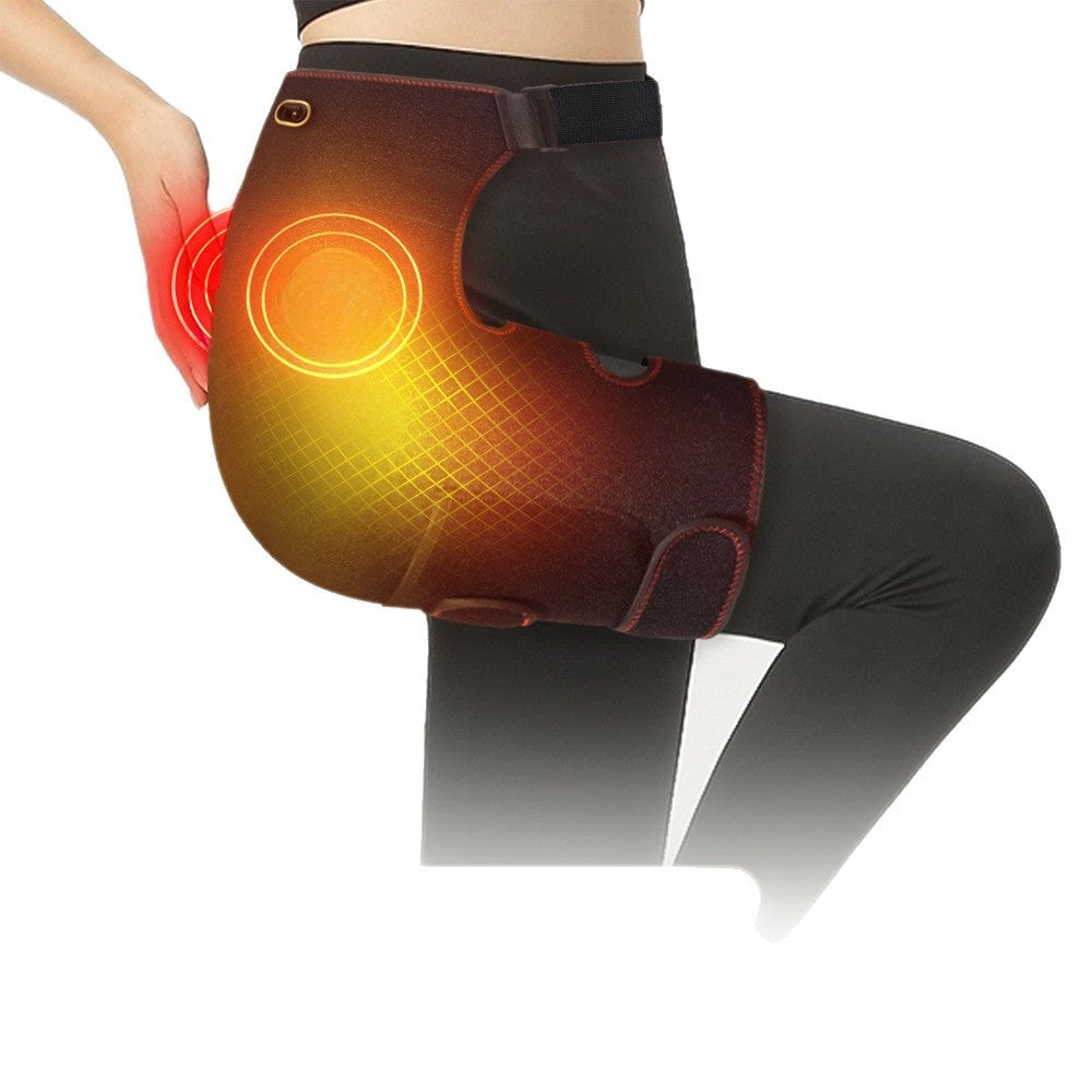 Heated Hip Massager with Hot Compress & Gentle Massage